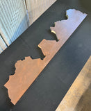 Hand Painted Country Village Wooden Over the Door Decor