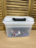 Plastic Art Bin With Supplies
