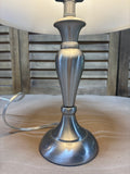 Small Silver Table Lamp