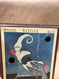 1914 Vogue Magazine Cover Art Plaque Reproduction