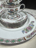 20-Piece Wedgwood England Kutani Crane China Set (2 AVAILABLE—PRICED INDIVIDUALLY AT $295 EACH SET) (A)