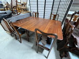 Drop Leaf Dining Table with (4) Chairs ***HEAVY ITEM***READ DETAILS ON PICK UP POLICY***