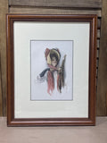 Bonnet Print by Harrison Fisher; Signed