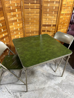 Samsonite Folding Card Table with (2) Folding Chairs