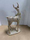 Glitter Gold Christmas Reindeer