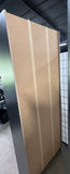 Black IKEA Bookcase B, Particle Board/Cardboard Backing