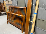 Lexington Queen Sleigh Bed with Rails and Slats