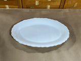 Ceriart S.A.  White Oval Ceramic Platter
