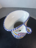 Sangria Hand Painted Spanish Pottery Pitcher