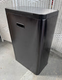 Kohler Black & Stainless Steel Trash Can with Foot Pedal