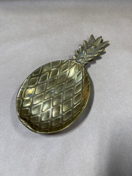 Brass Pineapple Trinket Tray