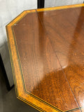 Baker Pair of Drop Leaf End Tables with Drawer