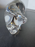 Dansk Lead Crystal Polar Bear Paperweight