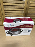 Rival Stainless Steel Electric Fondue Pot - Appears Unused - Open Box