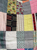 Hand Made Patchwork Floral Reversible Quilt (A)