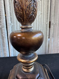 Ornate Bronzed Resin Buffet Lamp (WORKS)