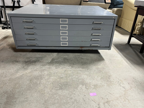 Safco Metal Map Cabinet with (5) Drawers
