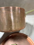 (B) Paul Revere Copper Sauce Pot With Brass Handles