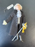 (A) Standing George Washington 2011 Signed Colonial Williamsburg Gladys Boalt Hand Made Ornament
