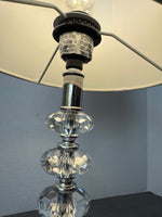 Boncoo Crystal Look 3-Way Touch Lamp with USB Ports (WORKS)