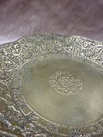 Heavy Solid Brass Pedestal Bowl