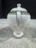 Wedgwood England Kutani Crane Globe Lidded Sugar Bowl (C)