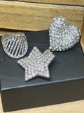 Lot of Rhinestone Stretchy Rings