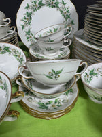 81-Piece Royal York Germany Orange Blossom China Set