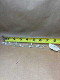 White/Silver Necklace with Flower Pendant - THREE AVAILABLE PRICED INDIVIDUALLY $18 EA