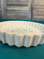 Floral Pie Dish