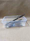 Samurai Cutlery Knives Set Forged Stainless & Wood - 11 Pieces