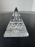 (R) Waterford Crystal Pyramid Paperweight