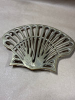 Brass Scallop Shaped Trivet