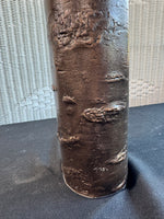 Michael Aram Oxidized Copper Bronze Tree Branch Vase with Paper & Wood Florals
