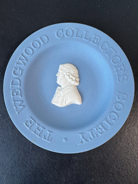 (C) Wedgwood Blue Jasperware Collector’s Society Plate