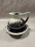 Small Brown Tone Pottery Style Basin
