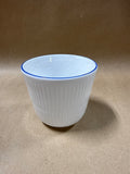 Royal Copenhagen Blue Fluted Plain Handleless Tumbler Cup #495 (E)