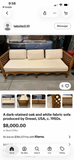 Drexel Vintage Sofa Daybed with Distinctive Latticework Frame***HEAVY ITEM***READ DETAILS ON PICK UP POLICY***