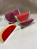 Wooden Watermelon Slice Lot - 4 Pieces