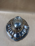 Heavy Silver Plate Basket With Swing Handle