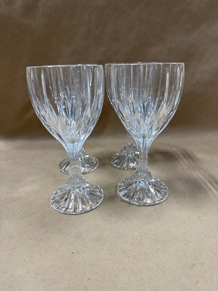 Set Of 4 Mikasa Park Lane Wine Glasses // 2 Sets Available // *** PRICED INDIVIDUALLY ****