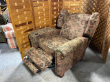 Broyhill Brown Paisley Reclining Chair