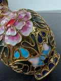 Floral Cloisonné Vintage Bud Vase