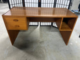 Mid Century StyleTeak Veneer Desk(B)***HEAVY ITEM***READ DETAILS ON PICK UP POLICY***