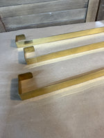 Set Of 3 Brass Wreath Holders