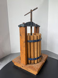 Cast Iron & Wooden Vintage Countertop Fruit Press