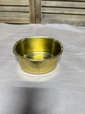 Small Oval Brass Planter With Handles