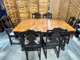 Dining Table, 1 Leaf, 6 Chairs***HEAVY ITEM***READ DETAILS ON PICK UP POLICY***