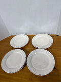 Cream Colored Tommy Bahama Melamine Salad Plates - Set Of 8