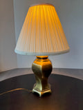 Brass Optic Swirl Vintage Lamp (WORKS)